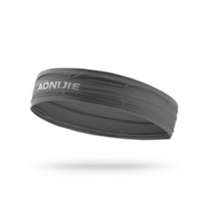 סרט זיעה מנדף לראש אוניג’י AONIJIE אפור