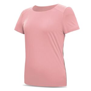 חולצת ריצה עלית לנשים AONIJIE ורוד