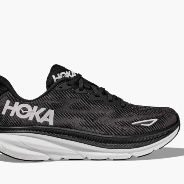 נעלי ריצת כביש רחבות לגברים הוקה קליפטון HOKA CLIFTON 9 1127895-BWHT_1