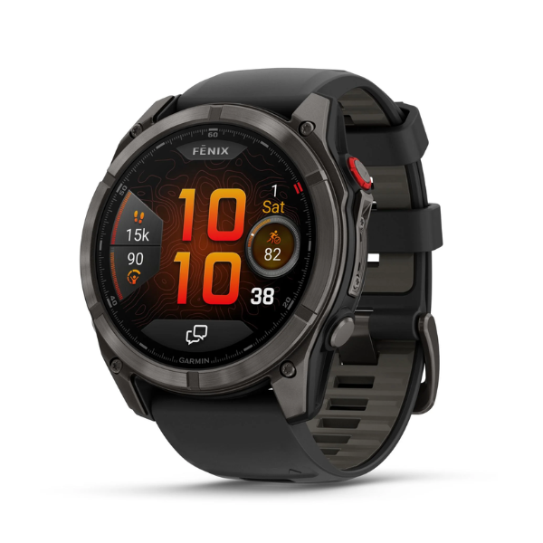 שעון ספורט חכם גרמין fēnix® 8 Pro – 47 mm, AMOLED Sapphire, Carbon grey DLC titaniumx