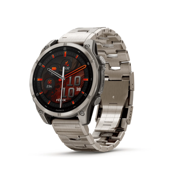 שעון ספורט חכם גרמין שעון ספורט fēnix® 8 – 47mm AMOLED Sapphire TITANIUM