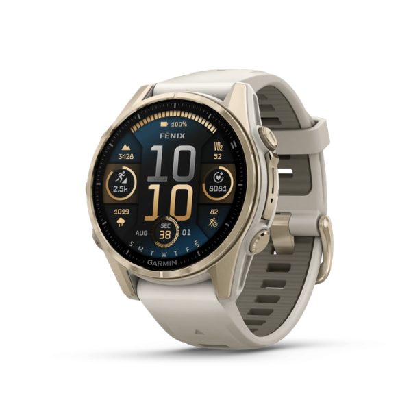 שעון ספורט חכם גרמין שעון ספורט בז fēnix® 8 – 43mm AMOLED Sapphire TITANIUM