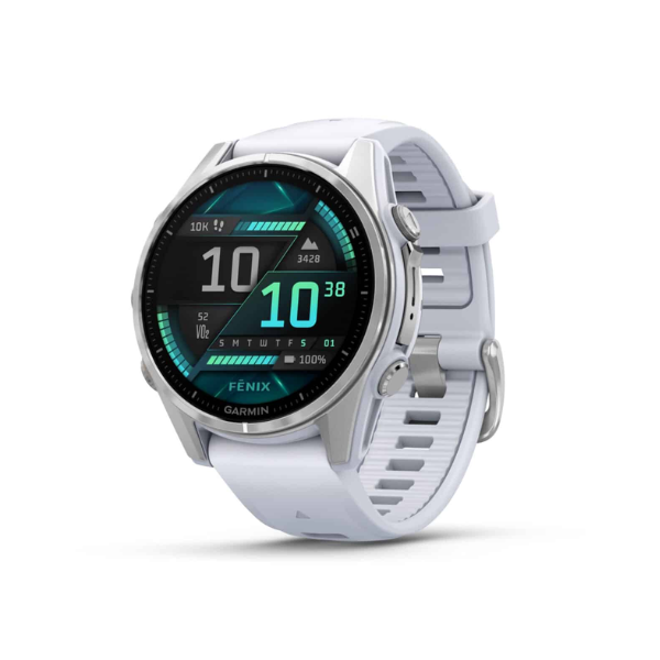 שעון ספורט חכם גרמין שעון ספורט לבן fēnix® 8 – 43mm AMOLED